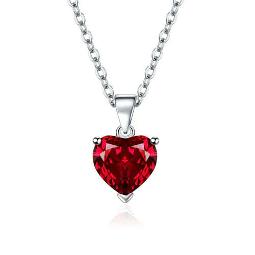 Luxury Elegant 925 Sterling Silver Heart Zircon Jewelry Sets For Wome