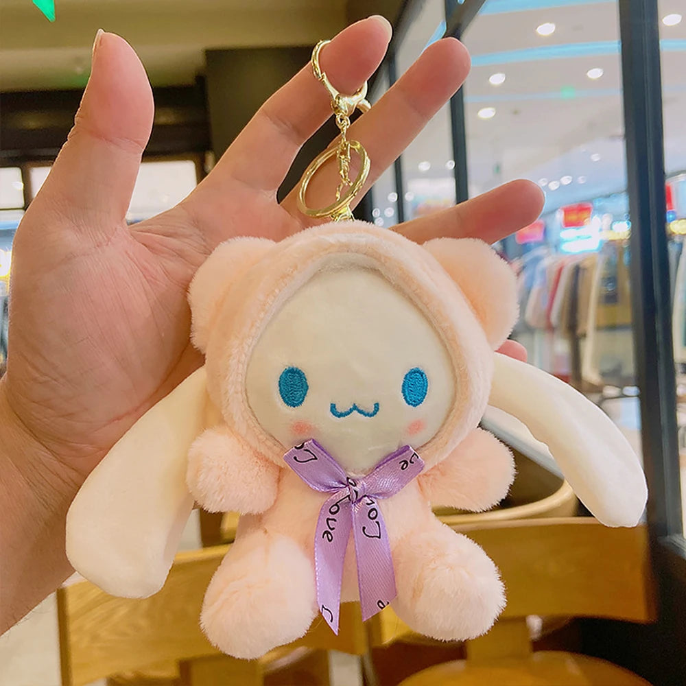 Kawaii Hello Kitty Plush Toy Sanrio Plush Doll Kuromi Key