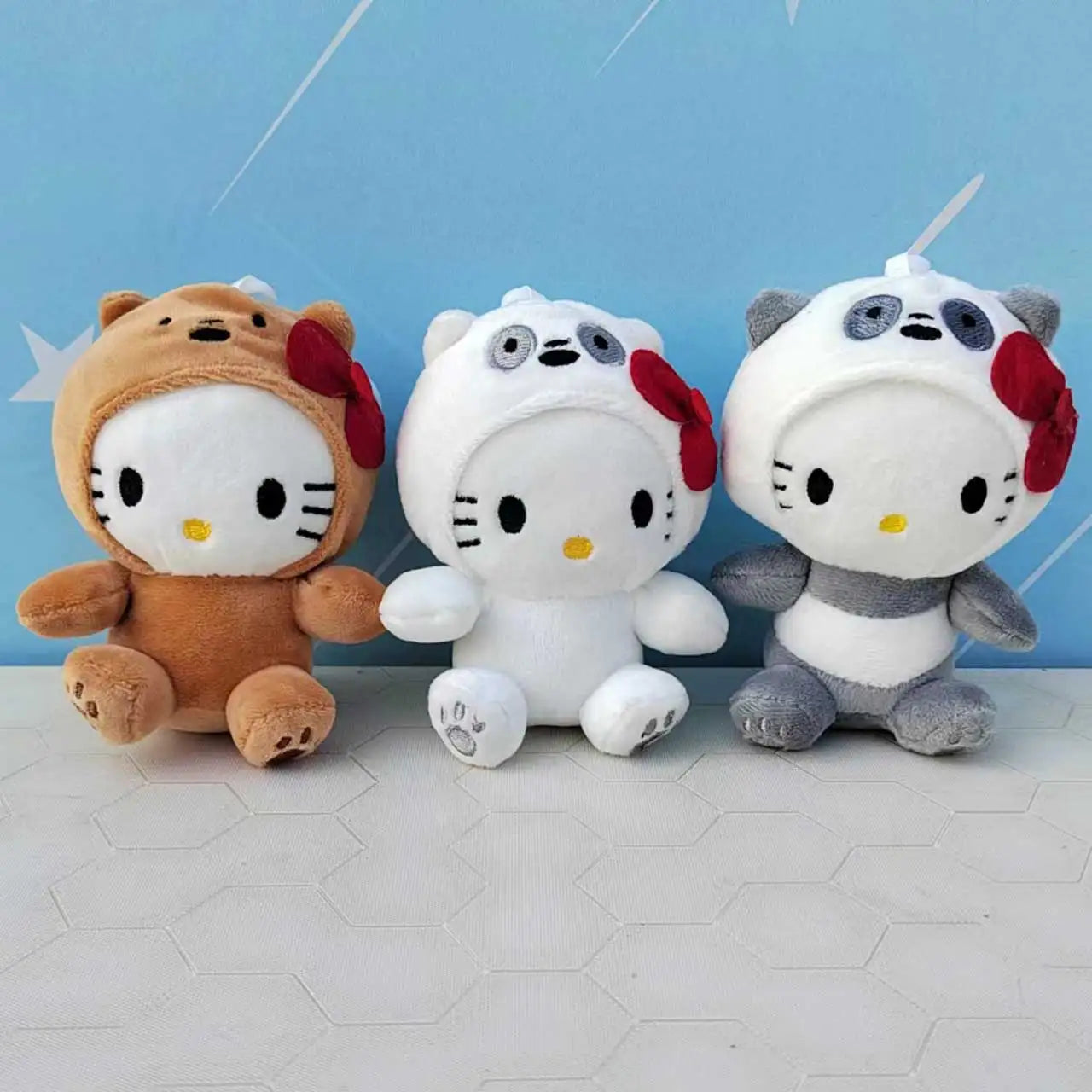 Sanrio Plush Toy Kawaii Hello Kitty Keychain Plushies