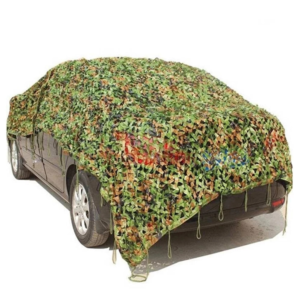 Woodland sunscreen camouflage net suitable for camping military hunting CS shooting rack party supplies decoration