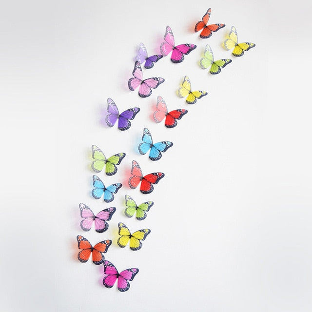 3D Wall Sticker Beautiful Butterfly Living Room for Kids Room Wall Decals Home Decoration
