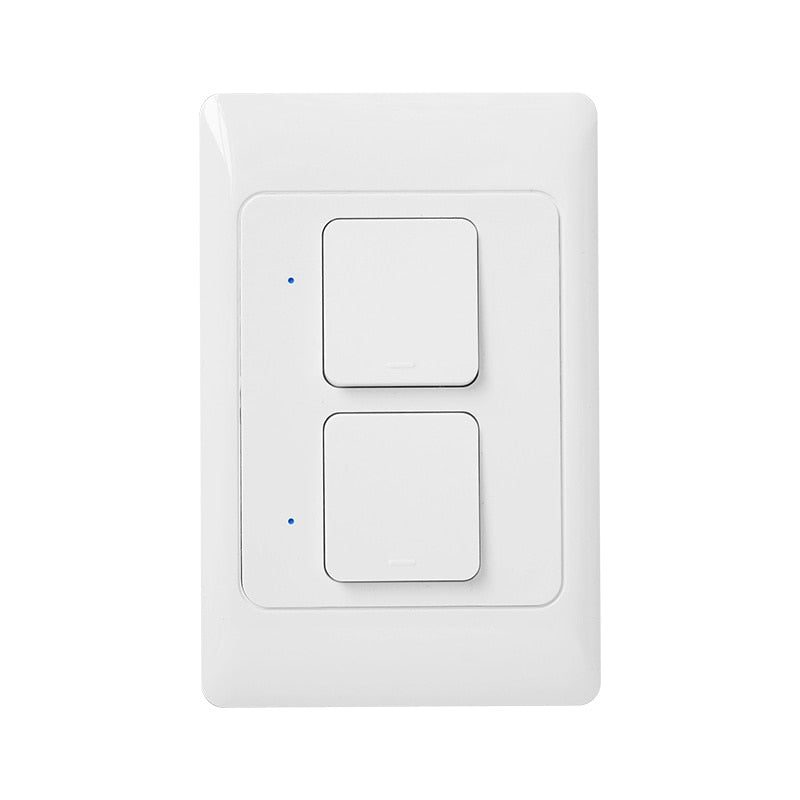 Tuya WiFi Smart Light Switch Wireless Push Button Switches 100-240V 1/2/3 Gang Lamp Controler Support Timing Alexa Google Home