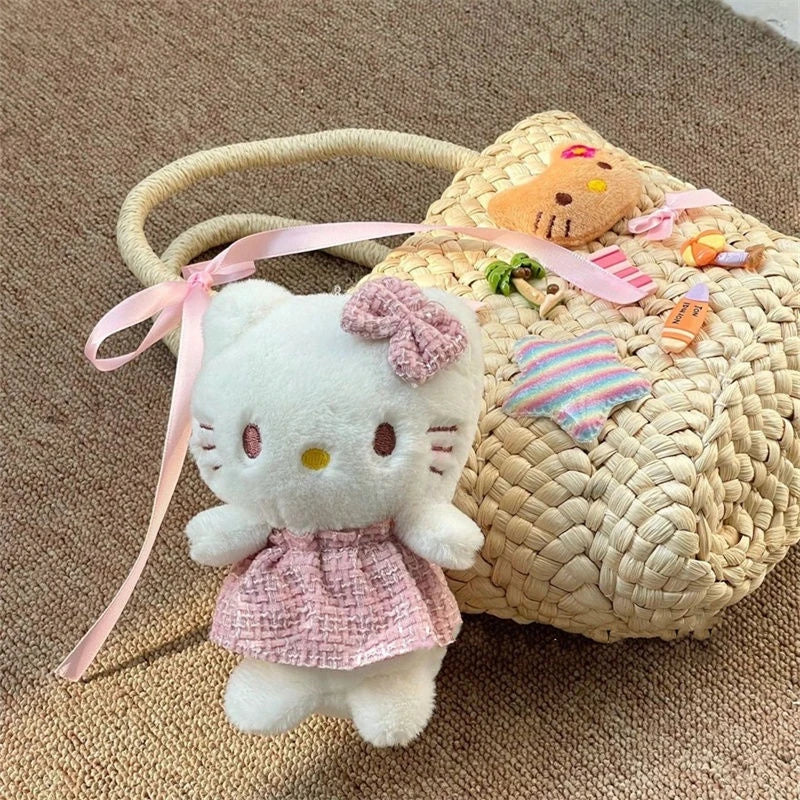 Kawaii Sanrio Hello Kitty Plush Doll Pendant Creative Love