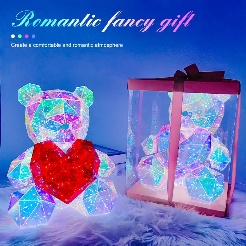 2024 Colorful Glowing Bear Doll