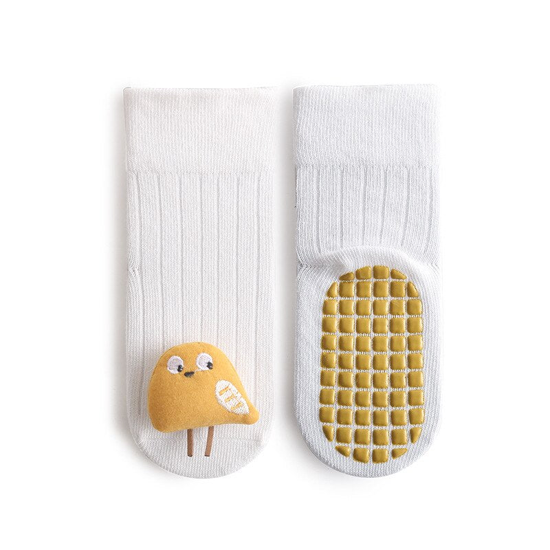Baby Anti-slip Socks Children&#39;s Toddler Socks Cute Cartoon Doll Socks For Girls Boys Baby Socks